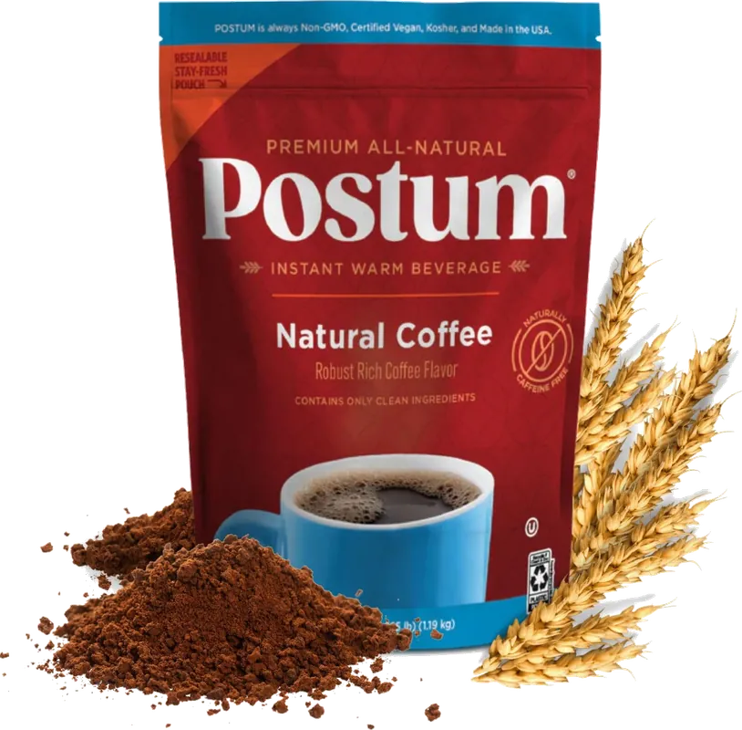 Postum instant warm beverage pouch